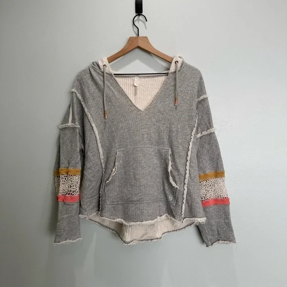 Free People FP Movement Dream Catcher Gray Hoodie - Picture 3 of 7